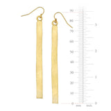 Gold 3Bar Earrings