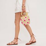 Emaline Satchel: Ivory