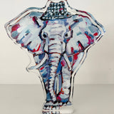 "Al-ephant" acrylic shelfie: Small