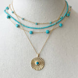 Betty Necklace, Turquoise