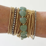 Maizy Heart Bracelets, Spring: Sky Blue