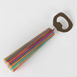Striped Wood Bottle Opener *