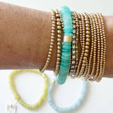Coastal Bracelets: Light Blue
