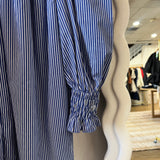 Striped Button Down Mini Dress