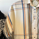 Plaid Mini Shirt Dress