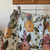 Jacquard Button Down Mini Skirt