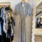 Lucero Ankle Dress in Piazze Check