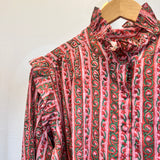 Shelbie Blouse in Cranberry