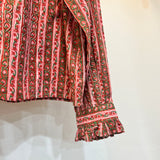 Shelbie Blouse in Cranberry