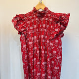 Jasmine Blouse in Merlot