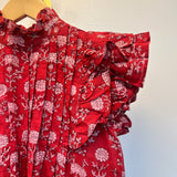 Jasmine Blouse in Merlot