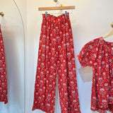 Miley PJ Set in Merlot