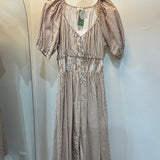 Smocked Stripe Shirt Dress