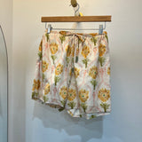 Floral Shorts with Beads