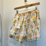 Floral Shorts with Beads