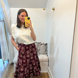 Market Skirt in Bramble Motifs