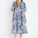 Floral Print Midi Dress