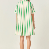 Striped Kaftan Mini Dress