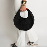 Isla Round Raffia Bag