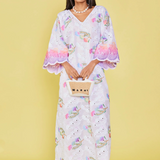 Shaved Ice Embroidered Maxi