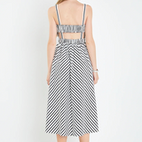 Striped Smocked Dress