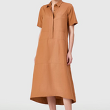 City Dress in Cashew