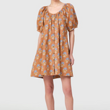 Day Dress in Maple Sprigs