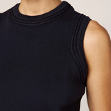 Jade Top | Midnight Blue