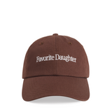 Classic Logo Baseball Hat in Brown/White