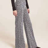 Happi High Rise Comfort Flare in Cheetah
