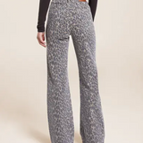 Happi High Rise Comfort Flare in Cheetah