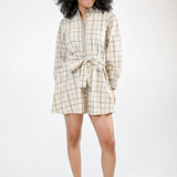 Andrea Dress in Garden Plaid