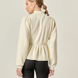 Peplum Waist Knit Top