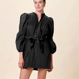 Ivana Mini Dress in Black