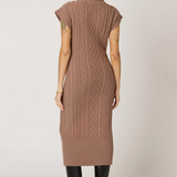 Shana Midi Dress in Woodrose