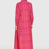 Classic Shirtdress in Hollyberry Check
