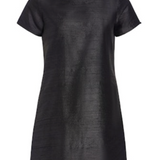 Mini Tee Dress in Black