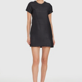Mini Tee Dress in Black
