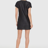 Mini Tee Dress in Black