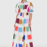 Rosie Dress in Brushstrokes