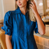 Rosie Dress in Cobalt