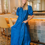 Rosie Dress in Cobalt