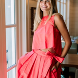 Crop Top in Cranberry