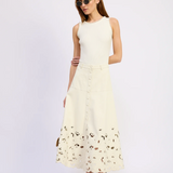 Roza Knit Bodysuit in Ecru