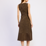 Miller Mixed Media Midi Dress