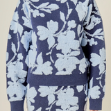 Fuzzy Flower Sweater