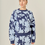 Fuzzy Flower Sweater