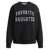 The Collegiate Embroidery Sweatshirt in Black