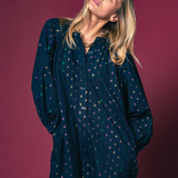 The Minka Dress in Navy