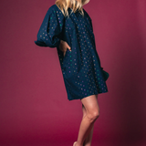 The Minka Dress in Navy